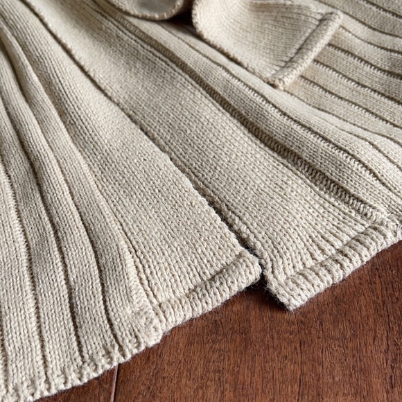 SOLD// MISSGUIDED Tan Belted Long Cardigan - Picture 9 of 11